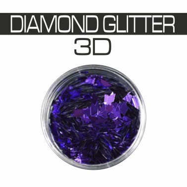 DIAMOND GLITTER 3D VIOLET