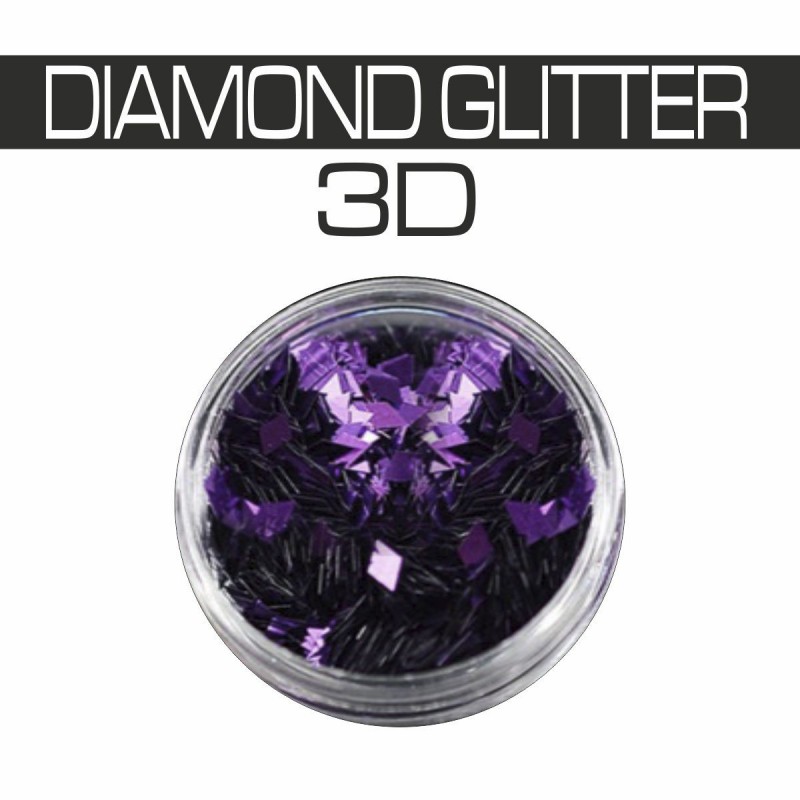 DIAMOND GLITTER 3D PURPLE