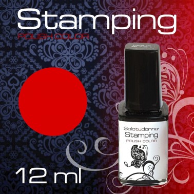 STAMPING NEON RED