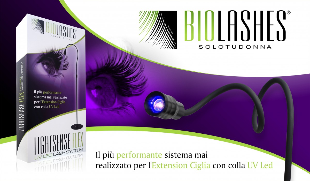 Solotudonna e Biolashes presentano Lightsense Flex il più performante  sistema per l'extension Ciglia con colla UV Led - Solotudonna